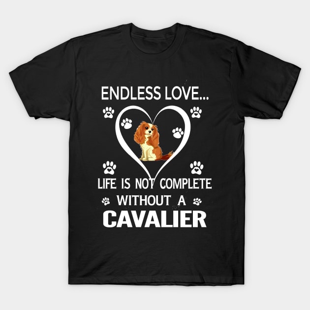 cavalier king charles spaniel  Lovers T-Shirt by bienvaem